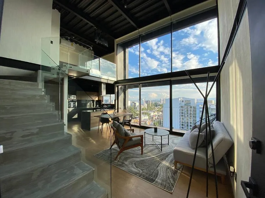 Loft Doble Altura Americana Piso 5 @Serra Гвадалахара Апартаменты