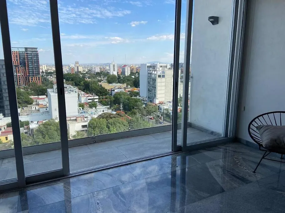 Loft Doble Altura Americana Piso 5 @Serra Гвадалахара Мексика