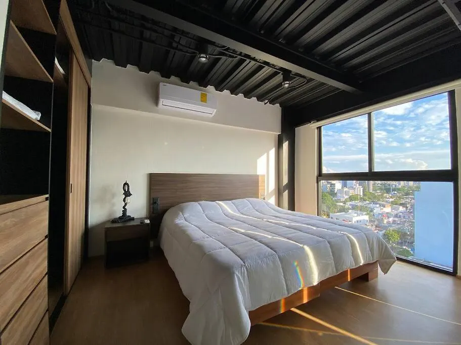 Loft Doble Altura Americana Piso 5 @Serra Гвадалахара 0*,  Мексика
